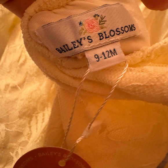Bailey’s Blossoms lace snap onesie - Picture 3 of 3
